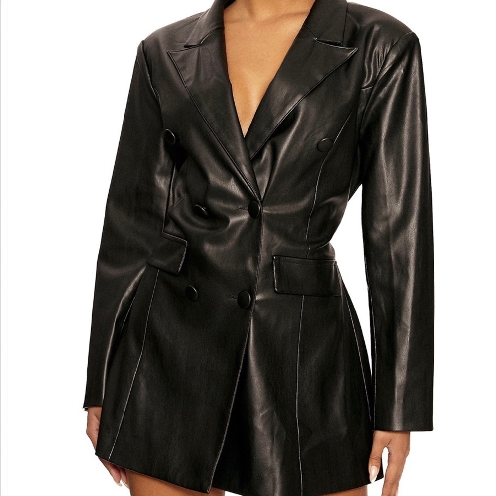 New never worn Naked Wardrobe leather dress